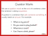 Question Marks - Years 3 and 4 Teaching Resources (slide 3/18)